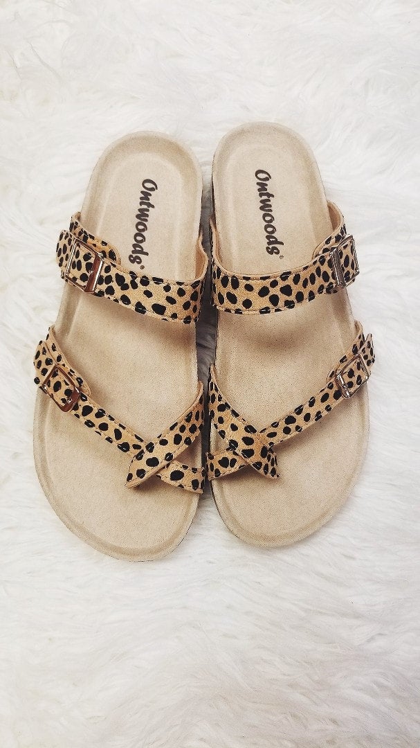Outwoods sales leopard sandals